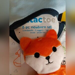 Newborn 8-Piece Set - Blue and Orange